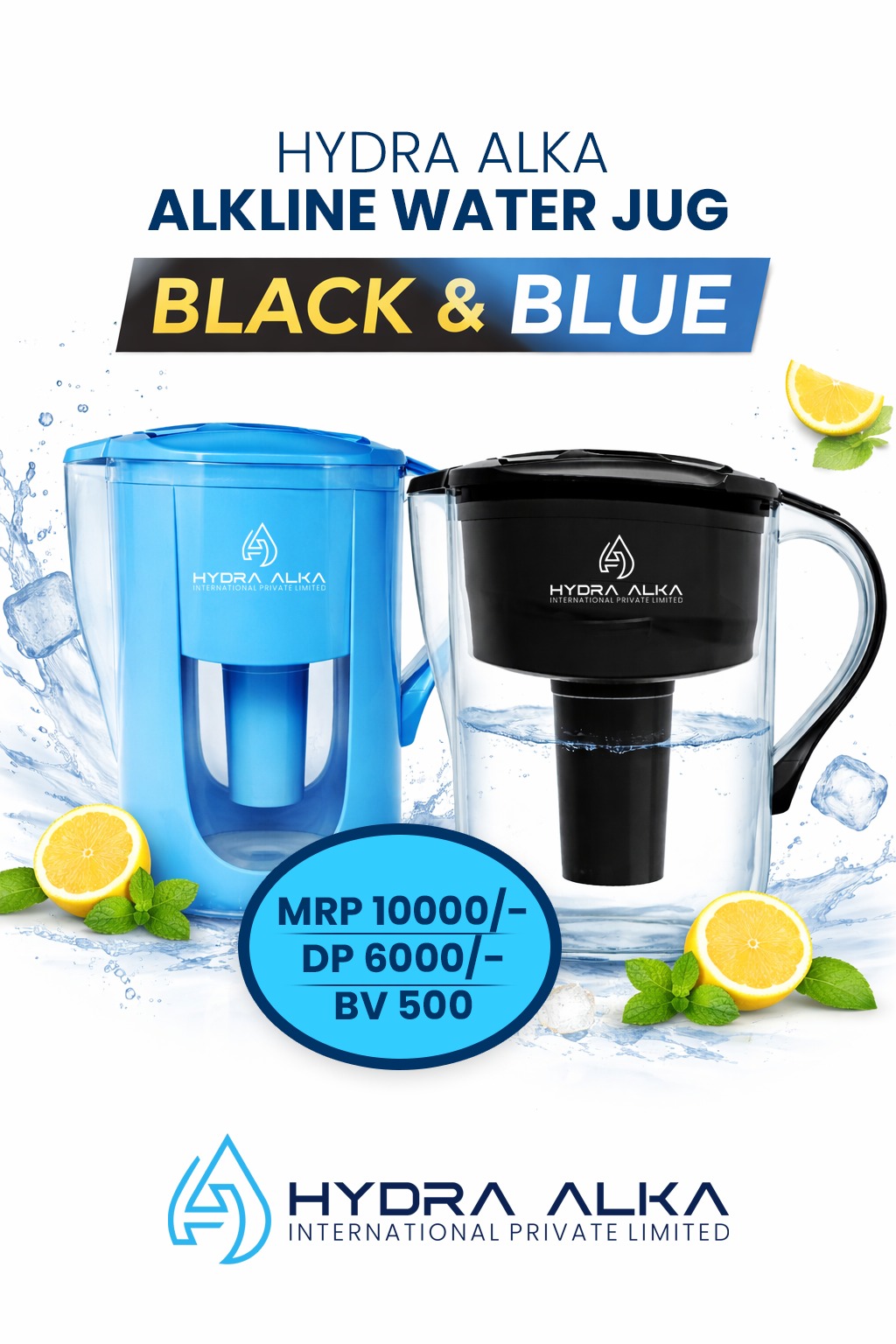 Hydra Alka Alkaline Water Jug